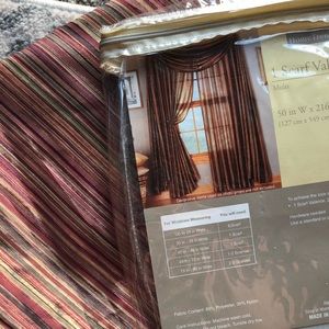 Multi Color Scarf Valance